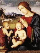 FRANCIA, Francesco Madonna and Child with the Infant St John the Baptist dsh oil painting picture wholesale
